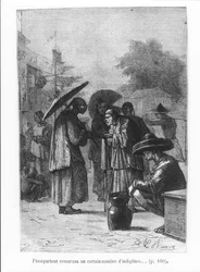 Passepartout remarque un certain nombre de natifs, illustration de 